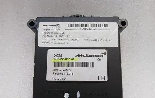McLaren 720S Door control unit/module 14M0654CP