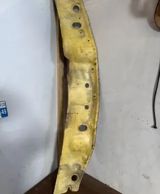 Heat shield in engine bay