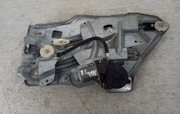 Peugeot 206 CC Rear door window regulator with motor 9636597280D