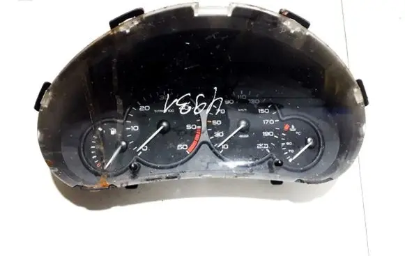 Peugeot 206 Speedometer (instrument cluster) 9645096080 wf2t6m22