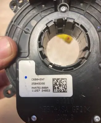 Chevrolet Orlando Airbag slip ring squib (SRS ring) 20817720