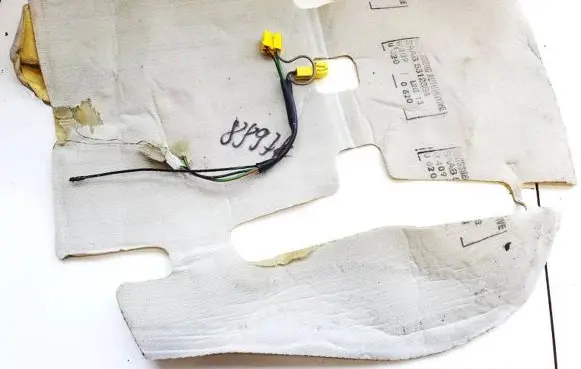 Saab 9-5 Seat heating element 5312884