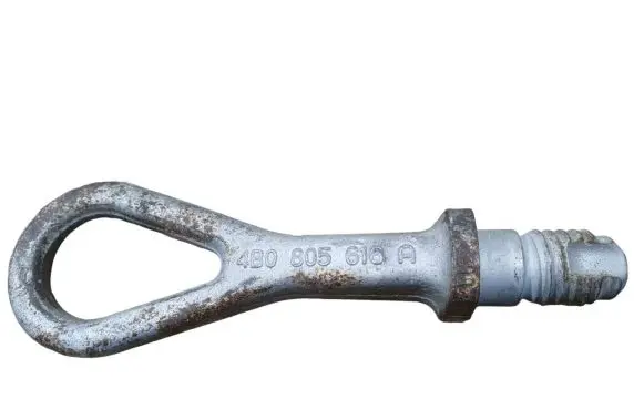 Towing hook eye