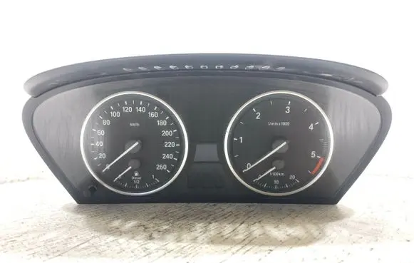 BMW 5 E60 E61 Speedometer (instrument cluster) 62119168864 110080213