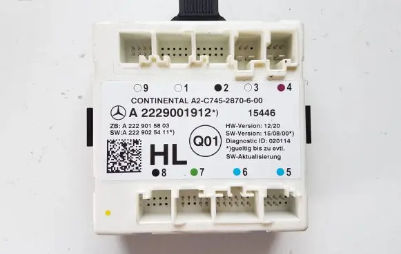 Mercedes-Benz C W205 Door control unit/module A2229001912
