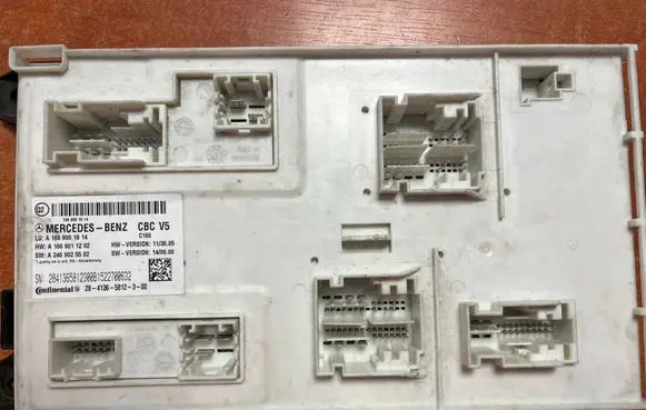 Mercedes-Benz GL X166 SAM control unit A1669001814 A1669011202 A2469025502