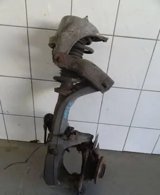Peugeot 407 Front shock absorber with coil spring