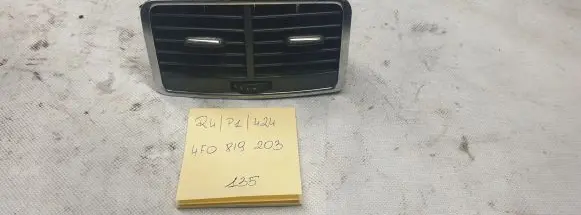 Audi A6 S6 C6 4F Rear air vent grill 4F0819203