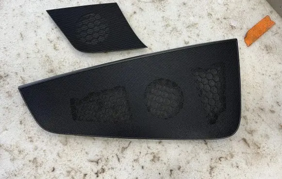 Dash center speaker trim cover