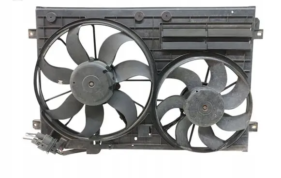 Volkswagen PASSAT B6 Electric radiator cooling fan 1K0121207AA