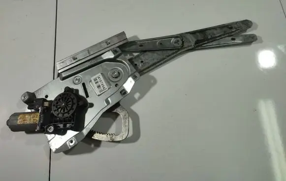 Sliding door window regulator with motor