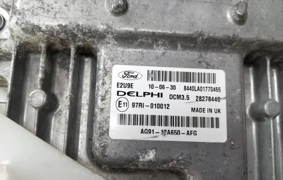 Ford Mondeo MK IV Engine control unit/module AG9112A650AFG 97RI010012 28278440