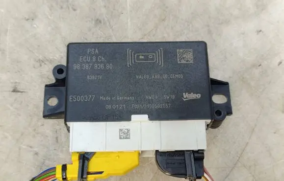Opel Corsa F Parking PDC control unit/module 9838793680 E500377