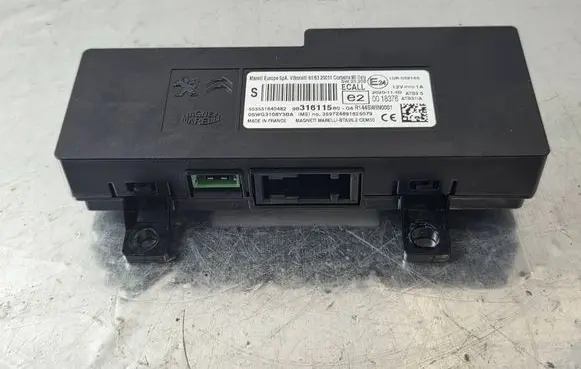 Opel Combo E Bluetooth control unit module 9831611580 616320011 503551640482