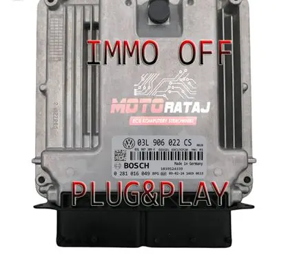 Volkswagen Amarok Engine control unit/module 03L906022CS 0281016049
