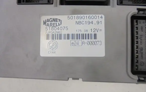 Fiat Croma Other control units/modules 51804075