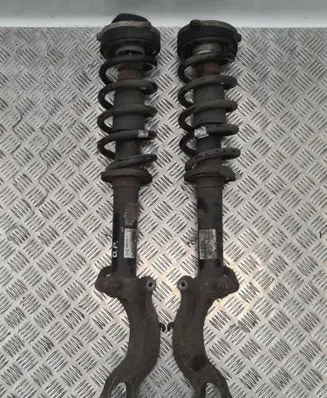 Front shock absorber with coil spring