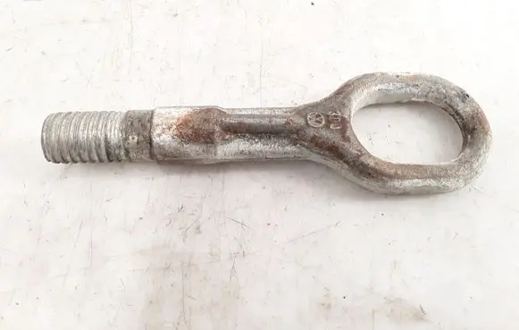 Towing hook eye