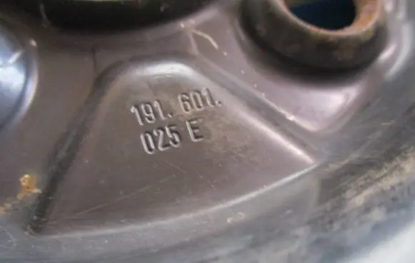 Volkswagen Golf III R14 spare wheel 191601025E 025E