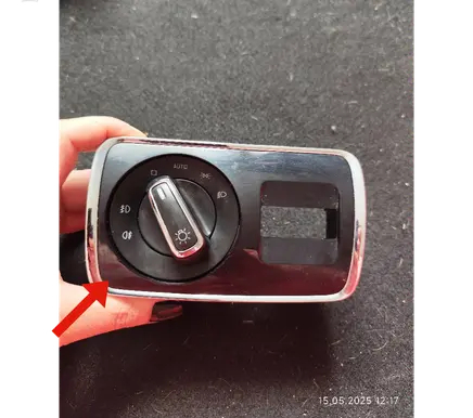 Skoda Superb B6 (3T) Headlight level height control switch 10032251