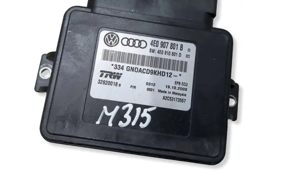 Audi A8 S8 D3 4E Hand brake control module 4F0907801B 4E0910801D 32620018B