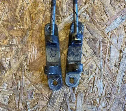 Mercedes-Benz S W126 Rear door hinge set 1237300137 1237300237