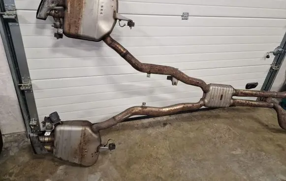 BMW 6 F12 F13 Muffler/silencer 7605458 7605457 7605459
