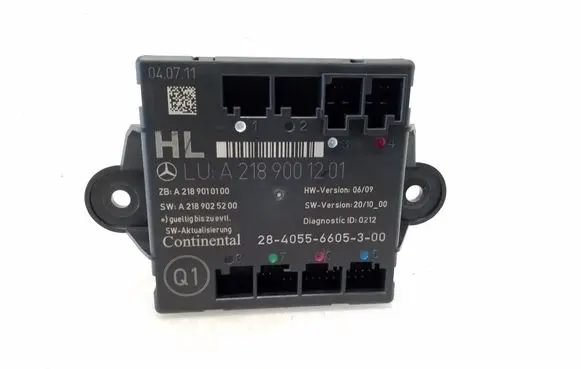 Mercedes-Benz CLS C218 X218 Door control unit/module A2189001201