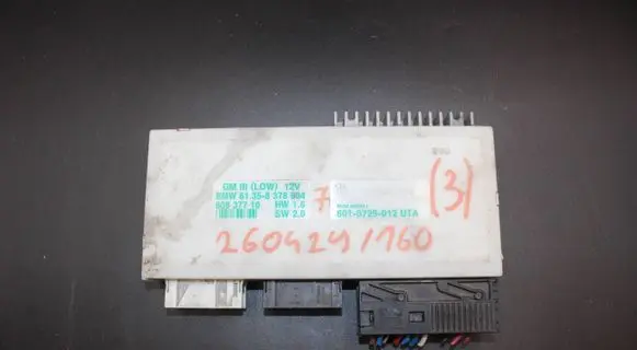 BMW 5 E39 Comfort/convenience module 8378634 60837710 6010729012UTA