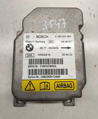 BMW X5 E53 Airbag control unit/module 6933238 65776933238 0285001681