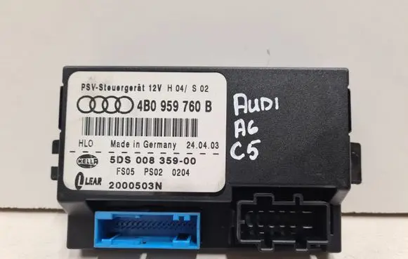 Audi A6 S6 C5 4B Seat control module 4B0959760B 5DS00835900 2000503N