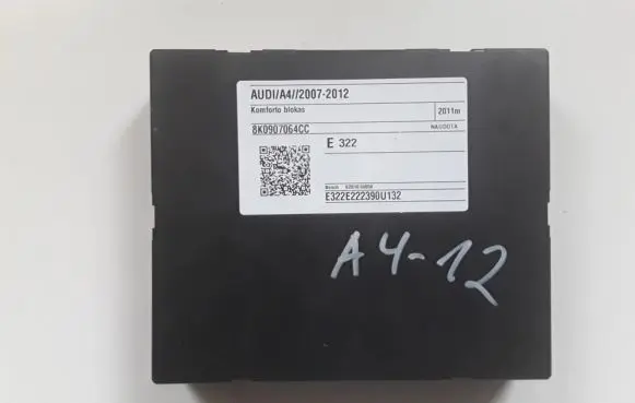 Audi A4 S4 B8 8K Comfort/convenience module 8K0907064CC