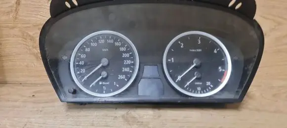 BMW 5 E60 E61 Speedometer (instrument cluster) 62116958600