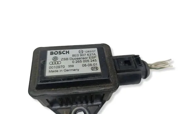 Audi A4 S4 B6 8E 8H ESP acceleration yaw rate sensor 8E0907637A