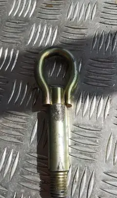 Towing hook eye