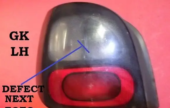 Renault Scenic I Rear/tail lights 7700831730