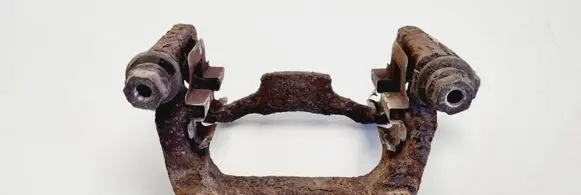 Volkswagen Golf V Brake caliper pad carrier rear 