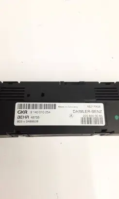 Mercedes-Benz S W220 Air conditioner control unit module 9140010254