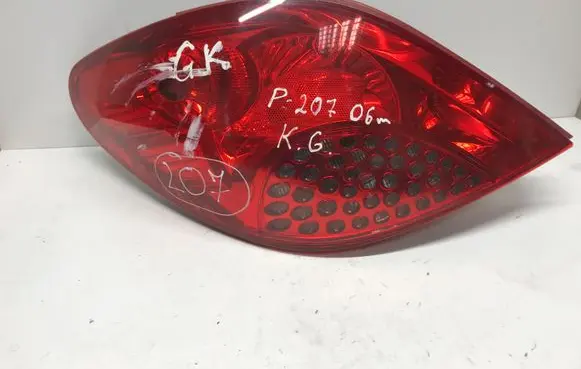Peugeot 207 Rear/tail lights 964998668002