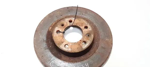 Peugeot 407 Rear brake disc neventiliuojamas