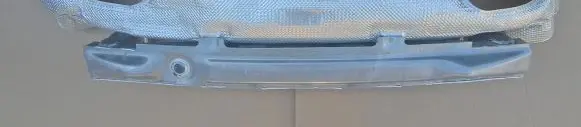 Rear bumper support beam