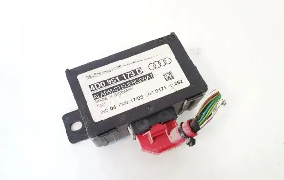 Audi A6 S6 C5 4B Alarm control unit/module 4d0951173d