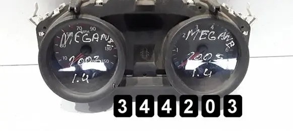 Renault Megane II Speedometer (instrument cluster) 8200292051