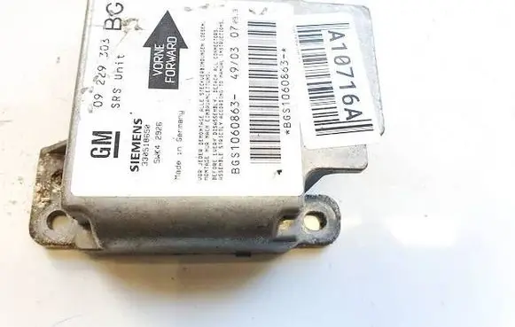 Airbag control unit/module