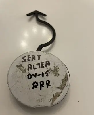Seat Altea Rear bumper row hook cap/cover 1P0807928