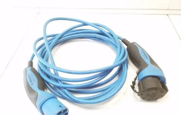 Tesla Model S Electric car charging cable 