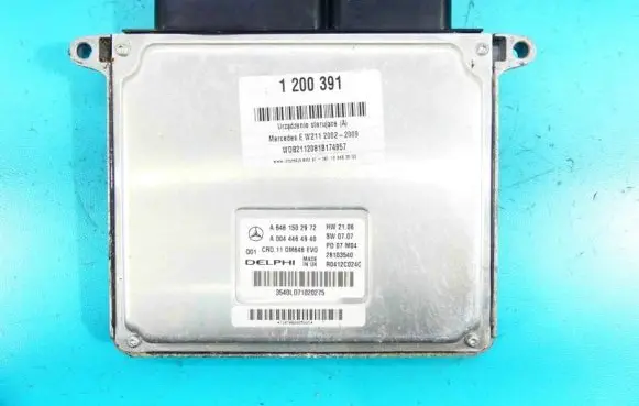 Mercedes-Benz E W211 Engine control unit/module ECU A6461502972 IMPRK1200391