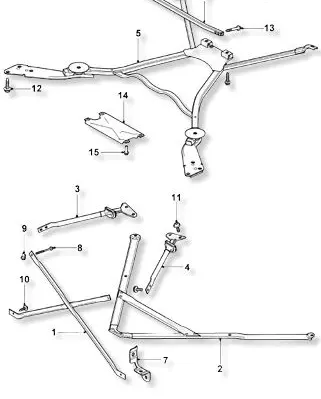 Jaguar XK - XKR Front strut bar 6W838B247AF 6W838B247AG C2P5664