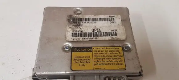 Opel Sintra ABS control unit/module 16198391
