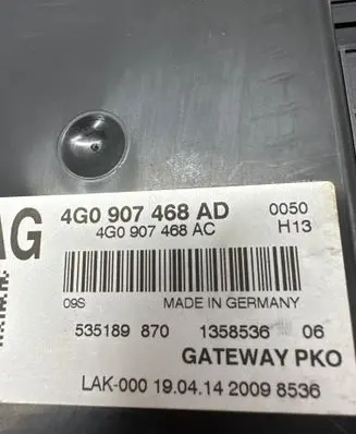 Audi A6 Allroad C7 Gateway control module 4G0907468AD 4G0907468AC 535189870